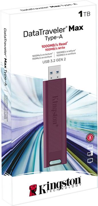 Immagine prodotto Kingston DataTraveler Max (1000 GB, USB-A, USB 3.2)