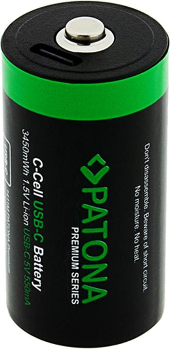 Produktbild Patona Premium Akku 2x LR14 USB-C (Akku)