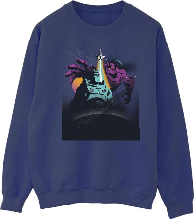 Actual product image Disney Womens/Ladies Lightyear Buzz And Zurg Sweatshirt (S)