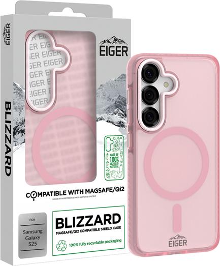 Immagine prodotto Eiger 3m Ultra-Protection Magsafe-Case GRS Blizzard Magsafe Case GRS Pink (Samsung Galaxy S25)