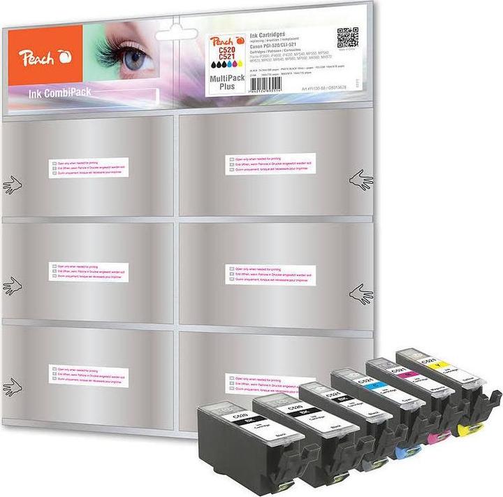 Image du produit Peach Cli-521, Pg-520 (M, CF, PBK, Y, C)