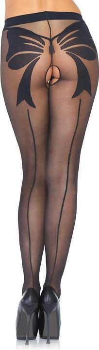 Actual product image Leg Avenue Woven Bow Crotchless (S)
