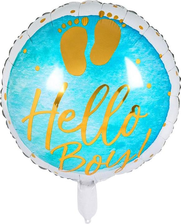 Boland Folienballon Hello Boy! Ø45cm (1 x)