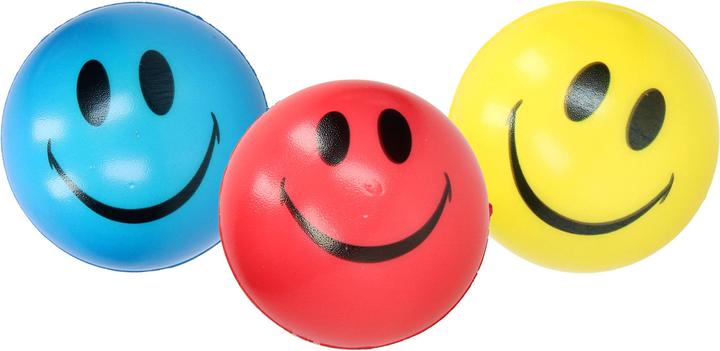 Image du produit Visage smiley en balle de softball, 6cm