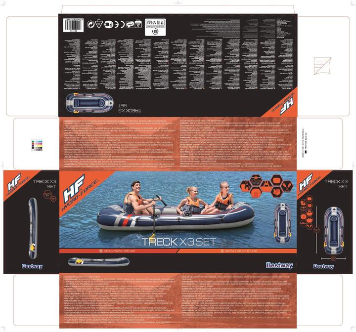 Actual product image Bestway Hydro-Force Trek X3 set (307 cm, 3 pers.)