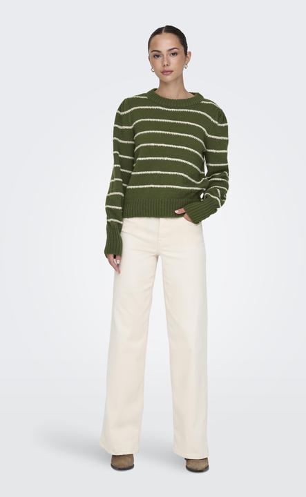 Produktbild JdY Normal geschnitten Hoch geschlossen Lange Bündchen Puffärmel Pullover Strickpullover (XL)
