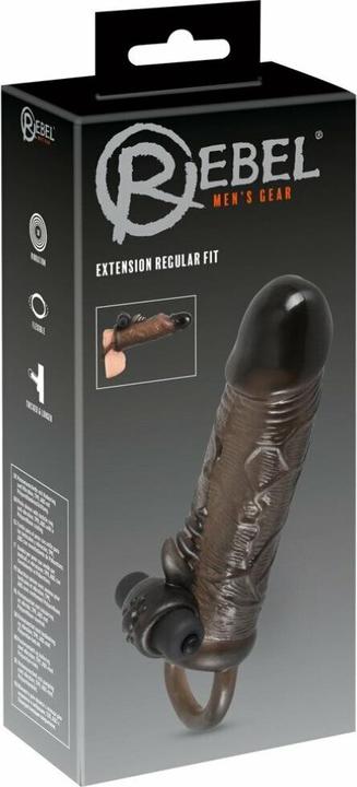 Actual product image Rebel Penis Sheath With Testicle Ring And Vibro Bullet