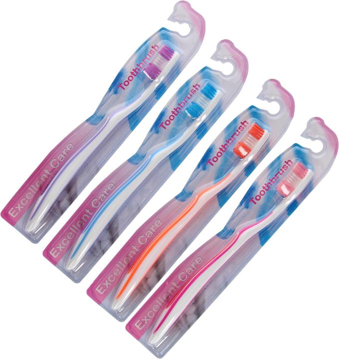 Actual product image Van der Meulen Plastic toothbrush (Medium, 1 x)