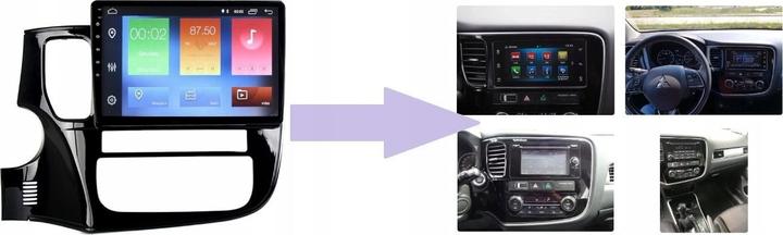Image du produit No Name Radio Gps Navigation Mitsubishi Outlander Iii 2012+ (10")