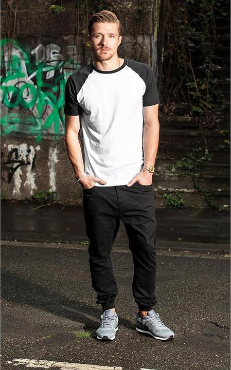 Produktbild Build Your Brand Raglan Kontrast Kurzarm TShirt (XL)