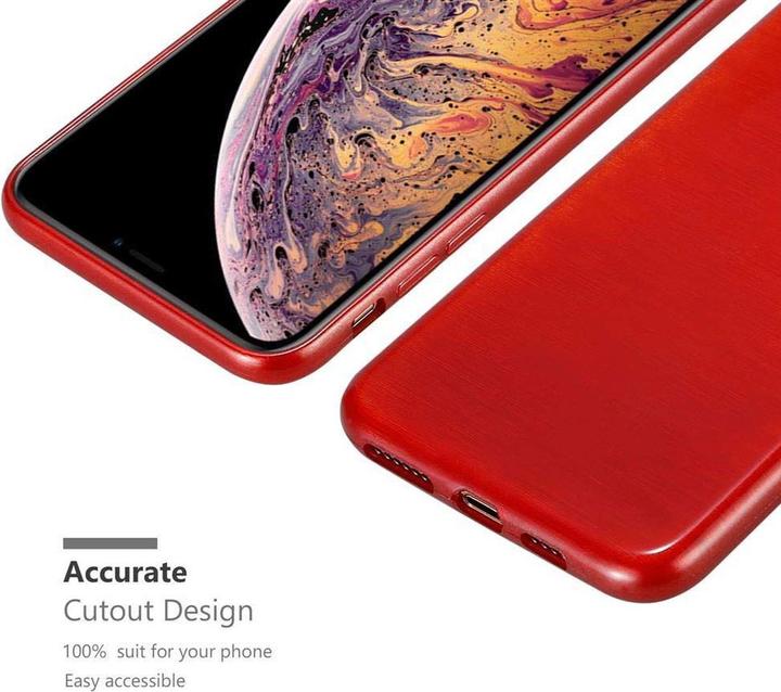 Produktbild Cadorabo TPU Brushed Cover (Apple iPhone XS Max)