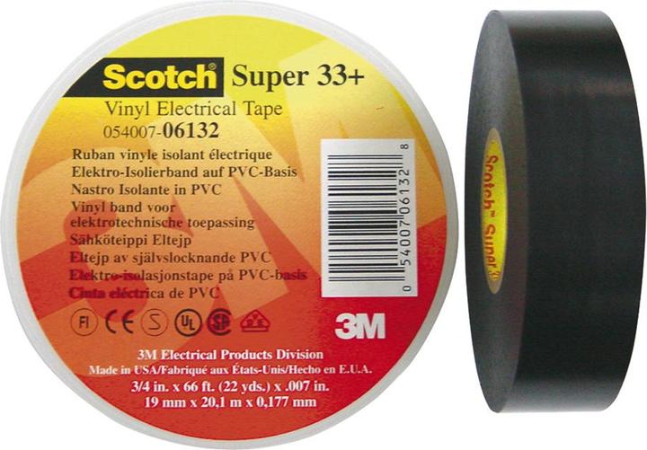 Immagine prodotto 3M Nastro isolante elettrico in PVC (19 mm)