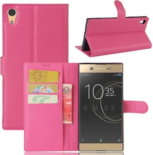 Actual product image MU Classic Leather cover with litchite texture (Sony Xperia XA1 Ultra)