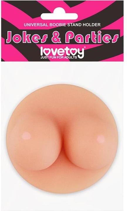 Actual product image Lovetoy Universal Boobie Stand Holder (Dice games, German)
