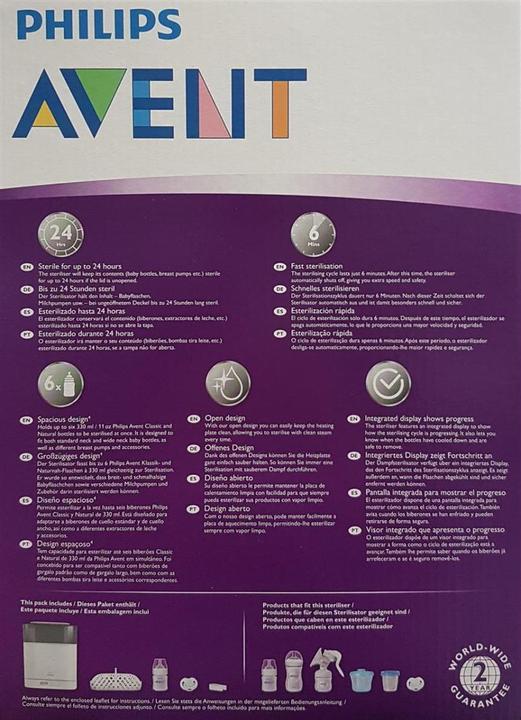 Immagine prodotto Philips Avent Sterilizzatore a vapore 4 in 1
