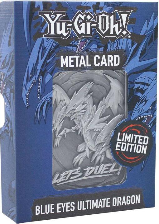 Image du produit Yu-Gi-Oh ! Blue Eyes ultimate Dragon Metal Card (Pack de boosters)