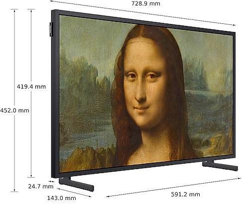 Immagine prodotto Samsung The Frame QE32LS03BBU (32", LS03B, QLED, Full HD, 2022)