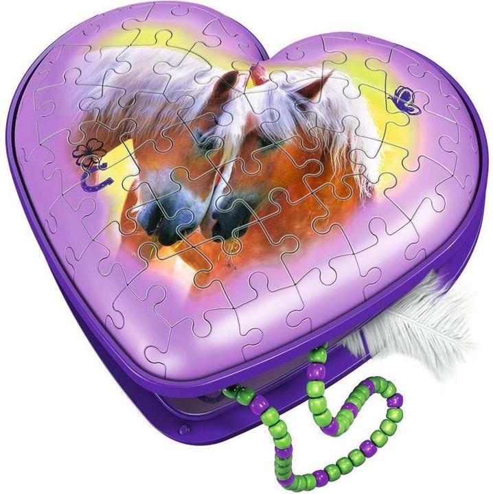 Actual product image Ravensburger Heart box horses (54 pieces)