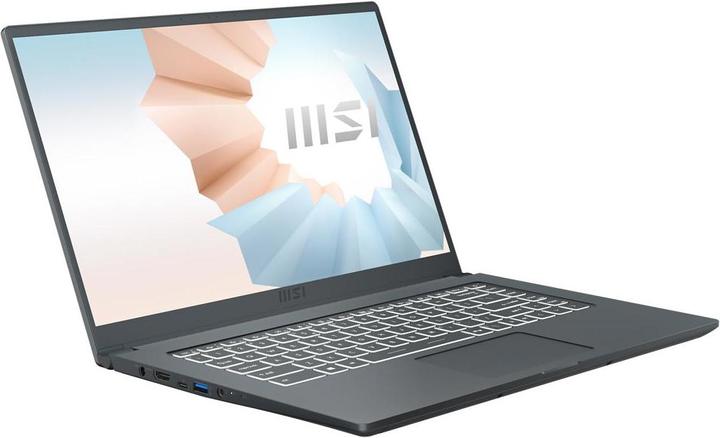 Produktbild MSI Modern 15 A11M-1051 - 15.6-inch FullHD IPS, Intel i7-1195G7, 16 GB RAM, 512 GB SSD, Windows 11 P (15.60", Intel Core i7-1195G7, 16 GB, 512 GB, DE)