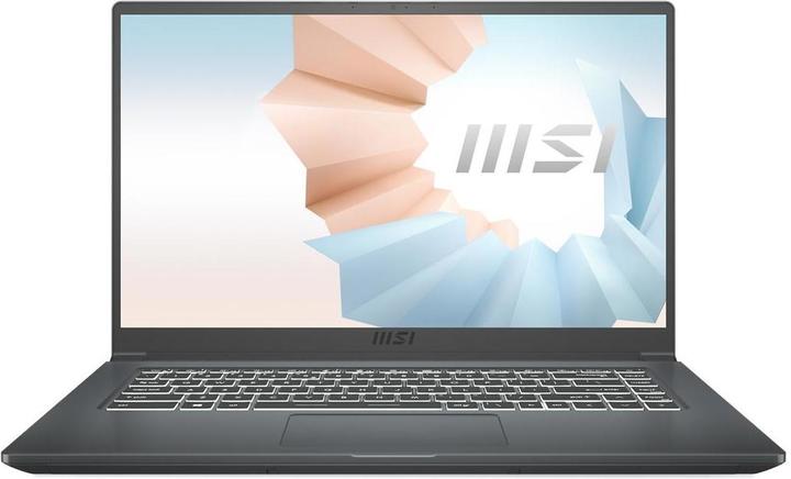 Produktbild MSI Modern 15 A11M-1051 - 15.6-inch FullHD IPS, Intel i7-1195G7, 16 GB RAM, 512 GB SSD, Windows 11 P (15.60", Intel Core i7-1195G7, 16 GB, 512 GB, DE)