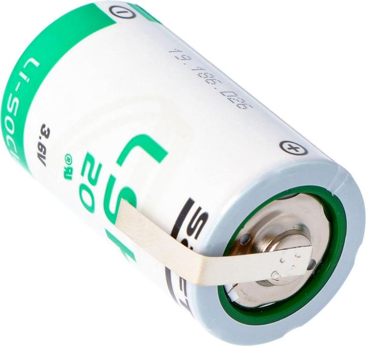 Actual product image Saft Battery LSH 20 with Z solder tags (1 pcs., D, 13000 mAh)