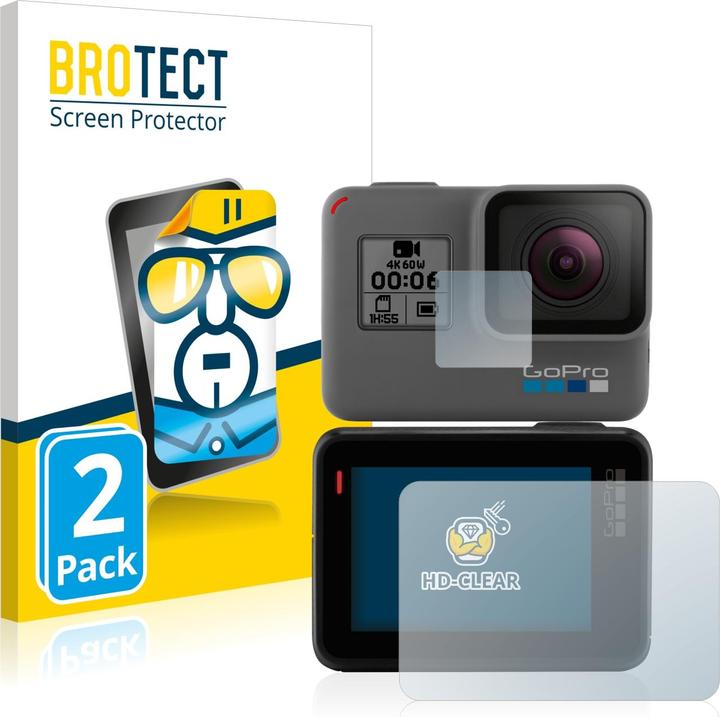 BROTECT Schutzfolie Displayschutz Klar (Hero 5 Black)