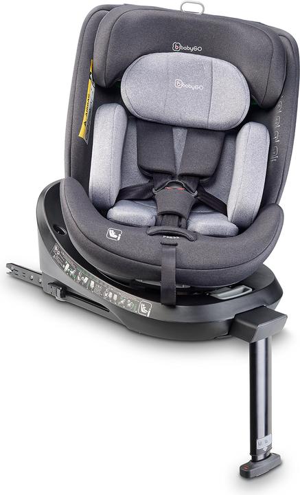 Produktbild BabyGo Kindersitz Move 360 Grey (Reboarder, ECE R129/i-Size Norm)