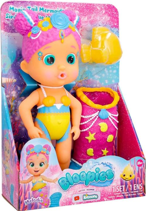 Actual product image IMC Toys Bloopies Mermaid Magic Tail W2 Melodies