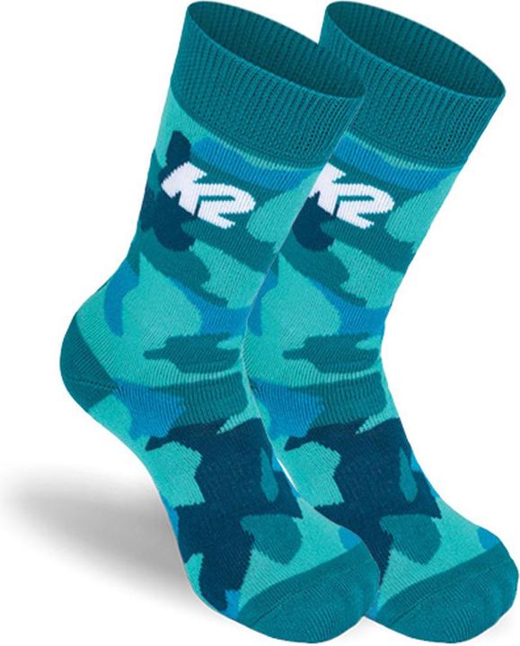 Produktbild K2 Inliner Socken Junior Turquoise/Blue 2 Paar, 27-30 (S)