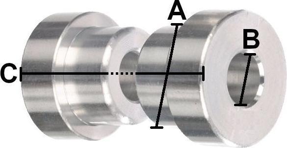 Produktbild Manitou Abstandshalter Dämpfer (12 mm, 6 mm)