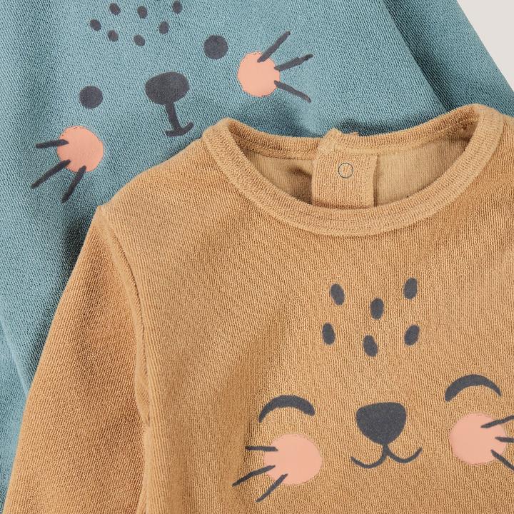 Produktbild La Redoute Collections 2er-Pack 2-teilige Pyjamas aus Frottee (86)