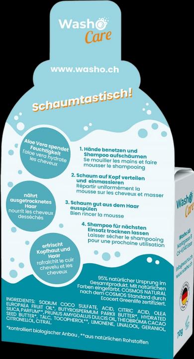Immagine prodotto Washo Solid Shower Care Fresh Shower (200 ml)