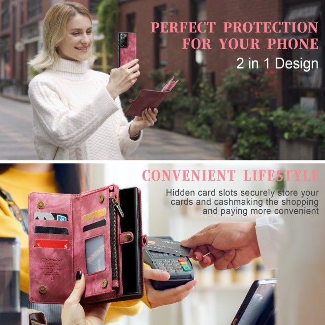 Produktbild Caseme Leder Portemonnaie mit Plastik Hülle (Samsung Galaxy Note 20 Ultra)