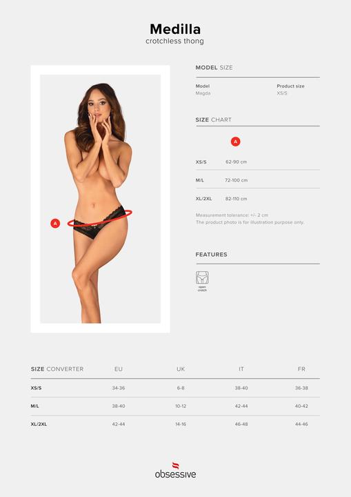 Productafbeelding Obsessive Medilla (XL, XXL)