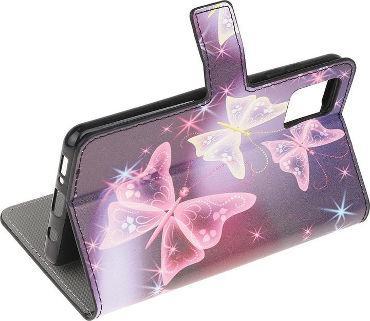Produktbild Cover-Discount Galaxy S10 Lite - Leder Hülle Schmetterling violett (Samsung Galaxy S10 Lite)