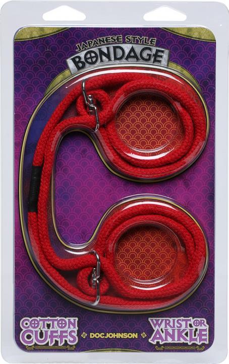 Actual product image Doc Johnson 100% Cotton Wrist or Ankle Cotton Cuffs