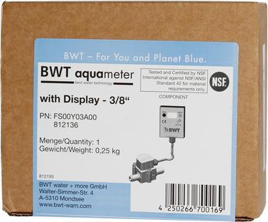 Produktbild BWT Hendi Wasserzähler mit Digitalanzeige für Wasserenthärter und Filter Wasserzähler mit Digitalanzeige