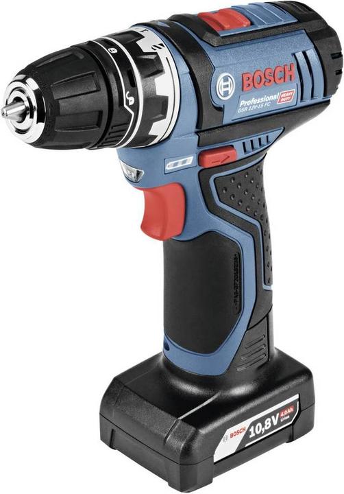 Immagine prodotto Bosch Professional Trapano a batteria GSR 12V-15 FC(2x 2,0 Ah GAL 12V-40 GFA 12-B GFA 12-W GFA 12-E CC) (Batteria ricaricabile)