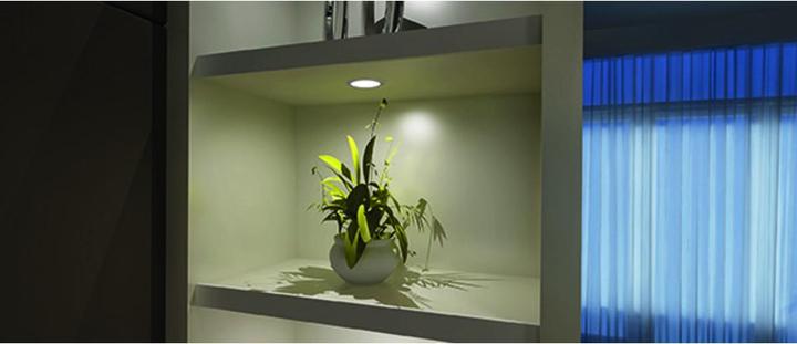 Actual product image L&S LED recessed/mounted lights Emotion Chip 68 12 V (300 lm)