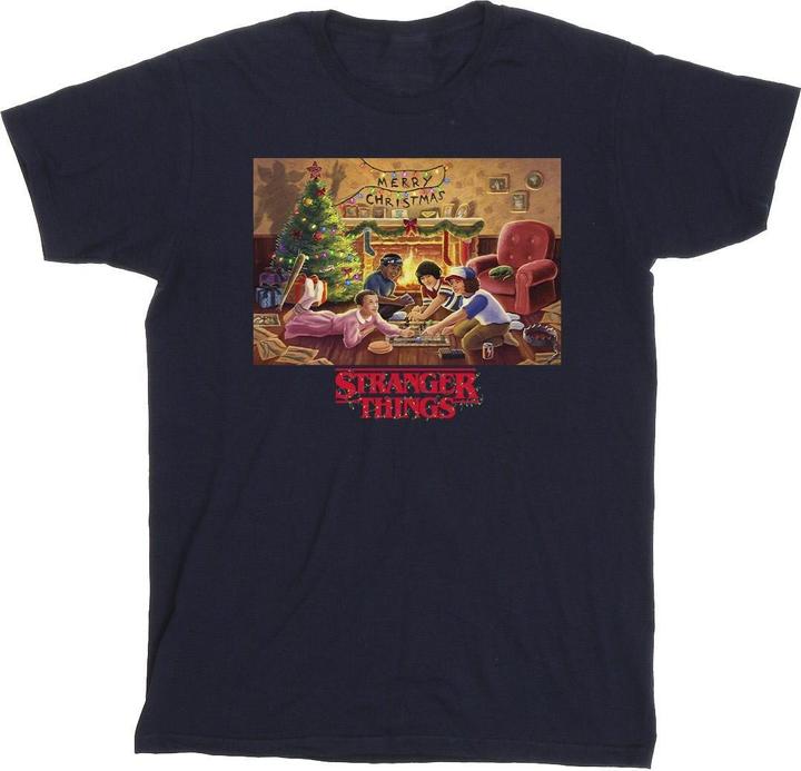 Produktbild Netflix Stranger Things Christmas Gathering TShirt (3XL)