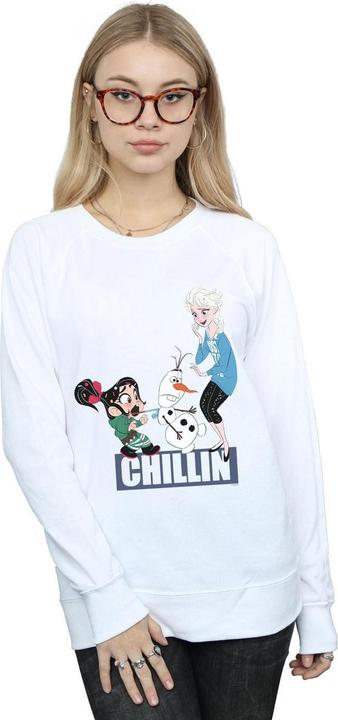 Image du produit Disney - Sweat WRECK IT RALPH ELSA AND VANELLOPE - Femme (XL)