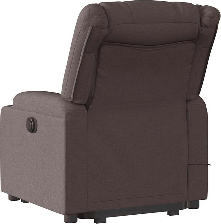 Produktbild VidaXL Massagesessel mit Aufstehhilfe Dunkelbraun Stoff