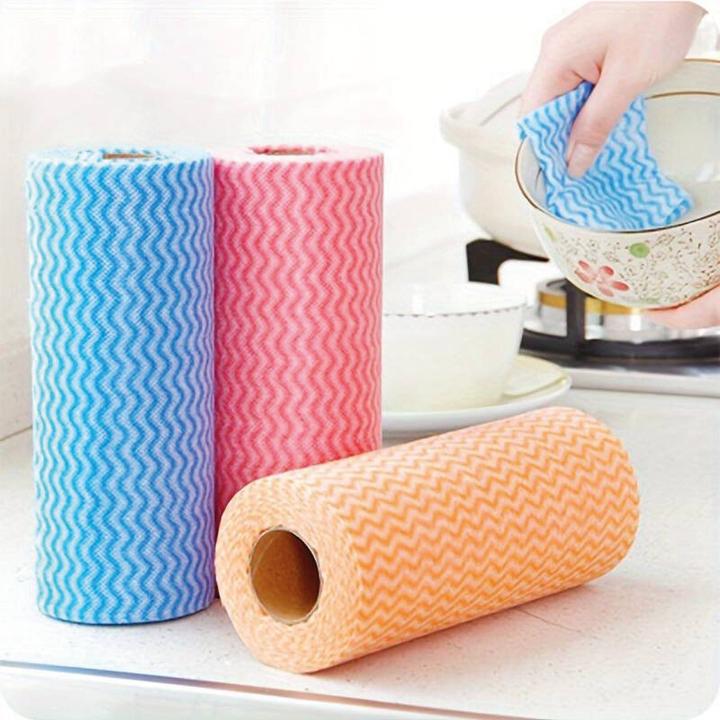 Image du produit Hygoclean Chiffons de nettoyage ECO, en rouleau, bleu (50 pcs)