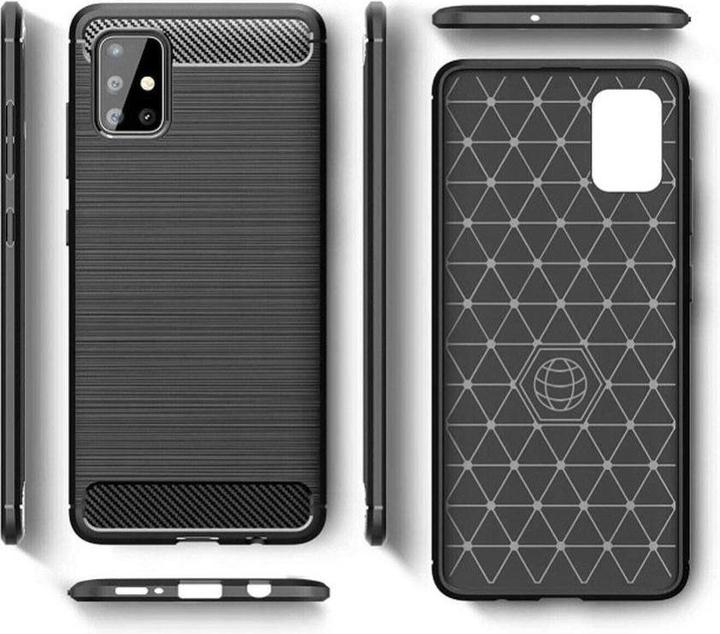 Produktbild Partner Telecom Other OEM CARBON case for SAMSUNG A71 5G black (Samsung Galaxy A71 5G)