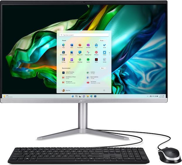 Produktbild Acer Aspire C24-1300 23.8" R5 16/512Go W11 (AMD Ryzen 5 7520U, 16 GB, 512 GB, Radeon 610M)