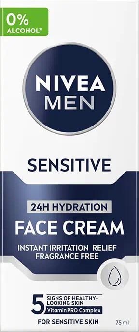 Produktbild NIVEA MEN Sensitive Face Cream (75 ml, Tagescreme)