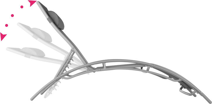 Image du produit tectake 2x Bains de soleil (158 cm)