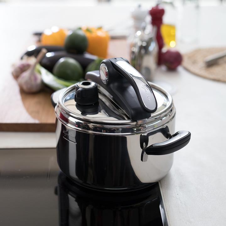 Productafbeelding Lagostina Mia snelkookpan, 22 cm, 5 L (22 cm, Snelkookpan, Roestvrij staal)