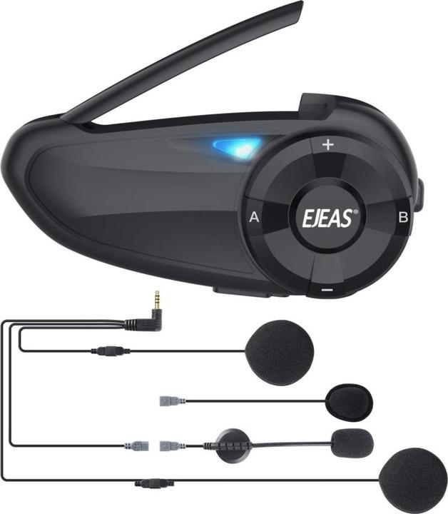 Image du produit Deltalabs Spritzwasserfestes Motorrad Helm Intercom Bluetooth Headset FM Radio (Lot de 1)