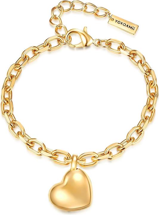 Yokoamii Damen Metall gelbgold - 30186 (17 cm, Metall-Legierung)